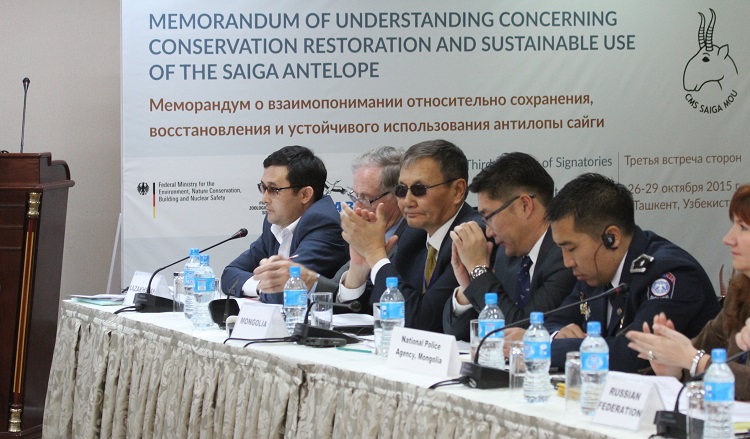 Participants to the Saiga MOU MOS3 - Tashkent, Uzbekistan ©Alexander Esipov